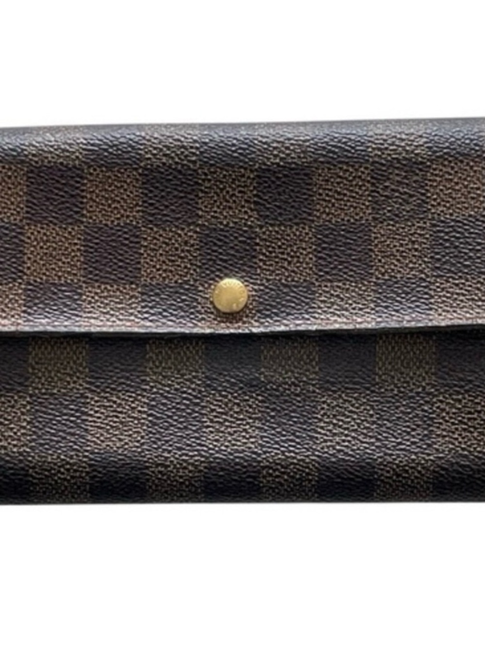 Louis Vuitton Damier Ebene Sarah Wallet w COA